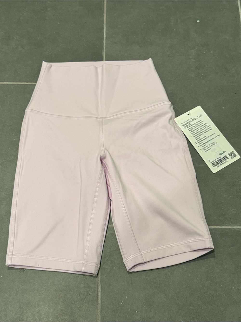LULULEMON Align High-Rise Short 8" RARE PINK Organza LIMITED EDT Size 2 NWT